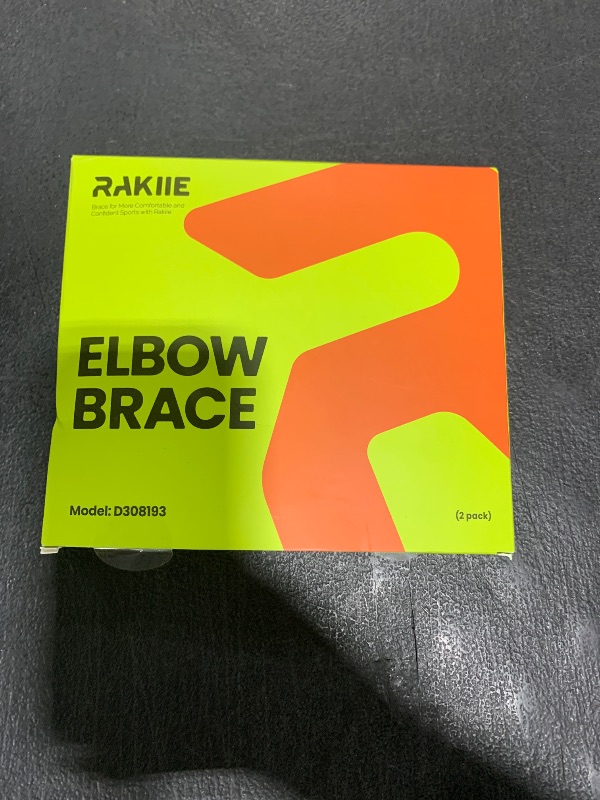 Photo 1 of Rakiie Elbow Brace 2 Pack-Climate Pledge Friendly, Tennis Elbow Brace for Men Women, Sustainable Non-slip Tennis Elbow Strap for Tendonitis, Adjustable Golfer Counterforce Brace for Pain Relief, Blue