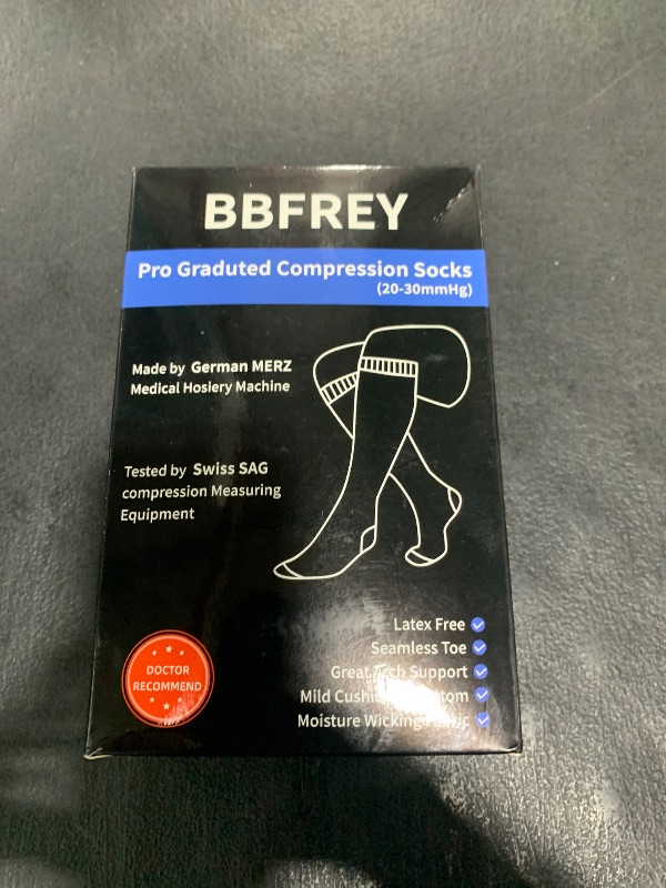 Photo 1 of Medical Compression Socks 20-30 mmHg for Men Women (3 Pairs) - Best Support for All Day Wear, Pain Relief, Circulation