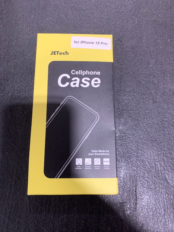 Photo 1 of JETech Slim Case for iPhone 15 Pro 6.1-Inch with Camera Lens Full Cover Protection, Ultra-Thin Lightweight Matte Finish Minimalist Protective Phone Cover (Blue Titanium)