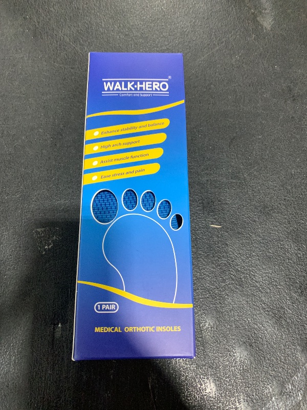 Photo 1 of Plantar Fasciitis Feet Insoles Arch Supports Orthotics Inserts Relieve Flat Feet, High Arch (Mens 4-4 1/2 | Womens 6-6 1/2)