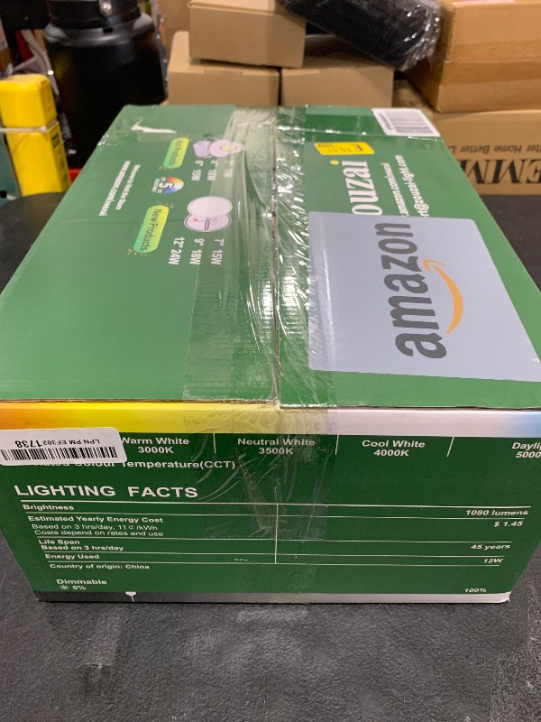 Photo 1 of zouzai 24 Pack 6 Inch Ultra-Thin LED Recessed Ceiling Light with Junction Box 5CCT Adjustable Dimmable Can-Killer Downlight - ETL and Energy Star Certified (24 Pack,5CCT, 6 Inch)