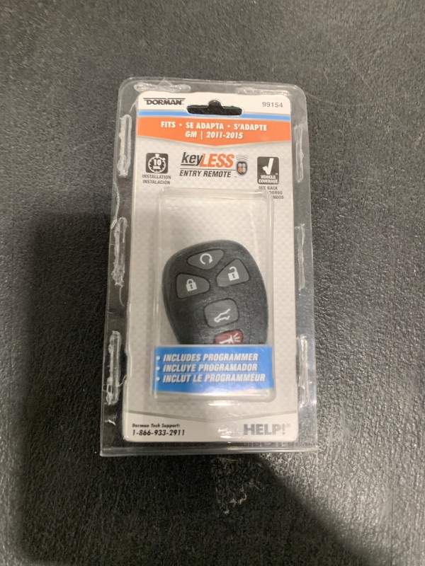 Photo 1 of Dorman 99154 Keyless Entry Remote 5 Button Compatible with Select Models (OE FIX)