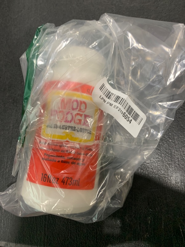 Photo 1 of Mod Podge Gloss Sealer, Glue & Finish: All-in-One Craft Solution- Quick Dry, Easy Clean, for Wood, Paper, Fabric & More. Non-Toxic - Craft with Confidence, Made in USA, 16 oz., Pack of 1