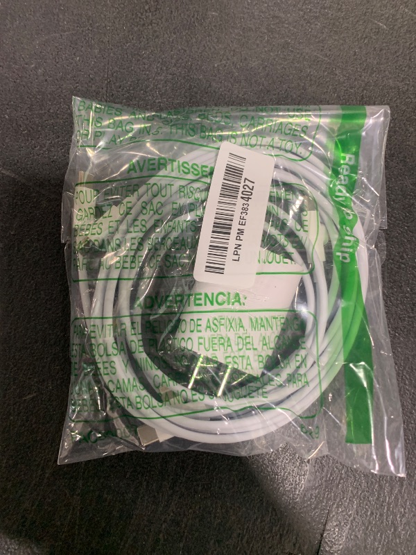 Photo 1 of [2025 Upgraded] 30W iPhone 16/15/14/13/12 Charger Fast Charging Block with 6FT Long C to Type C& Lightning Cable 60W.Fast Charging for All iPhone/iPad and Galaxy Series (White 2)