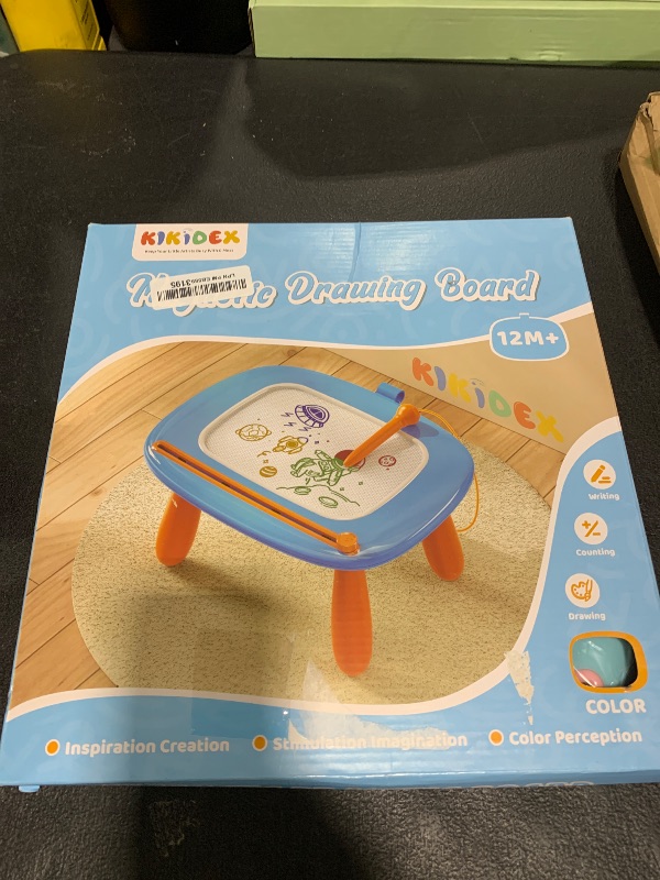 Photo 1 of Kikidex Toddlers Toys Age 1-3, Magnetic Drawing Board, Toddler Girl Toys for 1-2 Year Old, Doodle Board Pad Learning and Educational Toys for 1 2 3 Year Old Baby Kids Birthday Gift (Mint Blue)