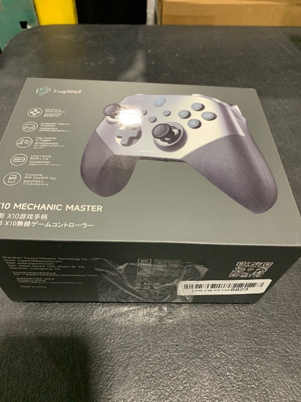 Photo 1 of EasySMX X10 PC Controller for Black Myth: Wukong - Enhanced Wireless Bluetooth Controller with a Swappable Faceplate/Hall Joysticks and Triggers for PC/Switch/Steam/Android TV/Android and iOS Mobile