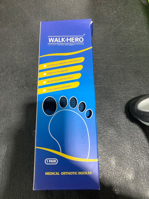 Photo 1 of Inserts Relieve Plantar Fasciitis - Flat Feet Insoles Arch Supports, Orthotic Insoles for Foot Pain Arch Pain Reduce Muscle Fatigue Absorb Shock (Mens 6-6 1/2 | Womens 8-8 1/2)