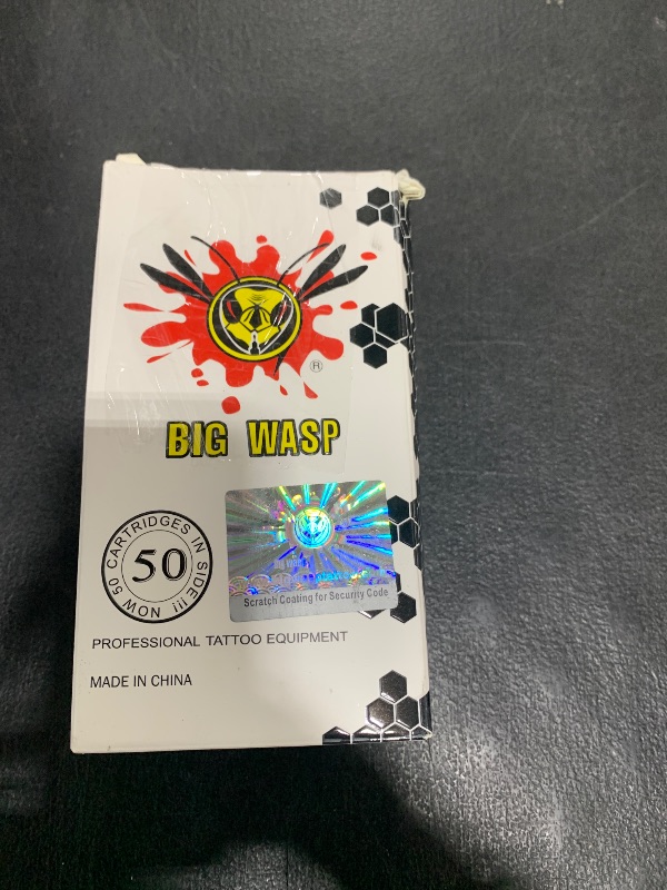 Photo 1 of BIGWASP 50pcs Assorted Disposable Tattoo Needle Cartridges Round Liner Mixed 3RL 5RL 7RL 9RL 11RL (50pcs #10 Bugpin RL)