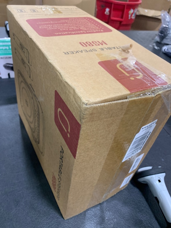 Photo 1 of Karaoke Machine with 2 Microphones: HWWR Portable Bluetooth Speaker with 6.8" Subwoofers, Karaoke Machine for Adults Kids with PA System, Karaoke Microphone & DJ Lights for Home Party Outdoor