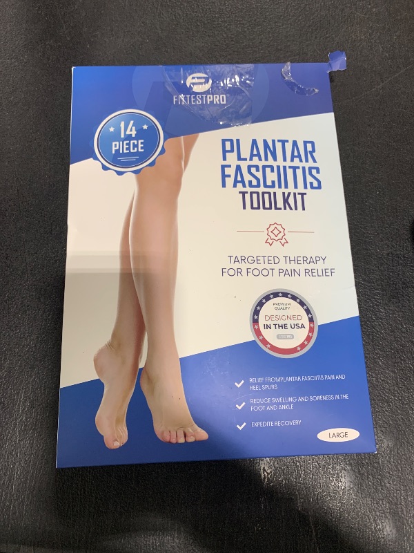 Photo 1 of Plantar Fasciitis Foot Pain Relief 14-Piece Kit – Premium Planter Fasciitis Support, Gel Heel Spur & Therapy Wraps, Compression Socks, Foot Sleeves, Arch Supports, Heel Cushion Inserts & Heel Grips