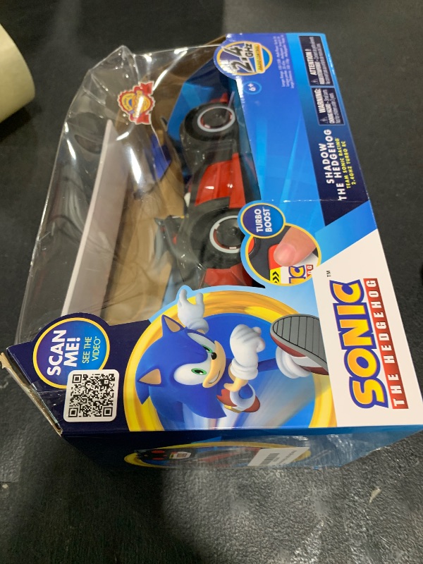Photo 1 of NKOK Team Sonic Racing 2.4GHz Radio Control Toy Car with Turbo Boost - Shadow The Hedgehog 602, Red, Turbo Boost Feature, Features Working Lights, for Ages 6 and up