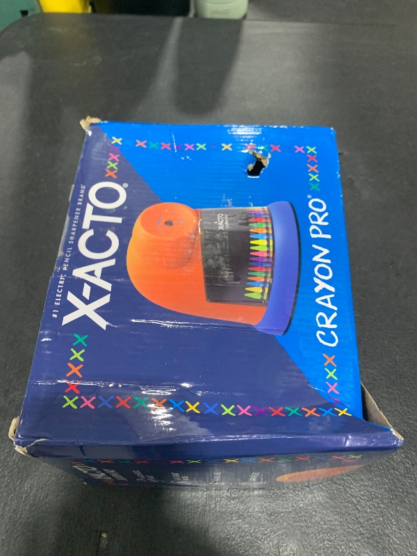 Photo 1 of X-ACTO Pro Electric Crayon Sharpener, SafeStart Auto-Motor, Ideal for Home and School Use