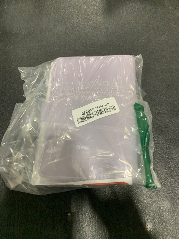 Photo 1 of NICOOTHBudget Binder Cash Envelopes A6 Money Saving Binder with Zipper envelopes (Purple)