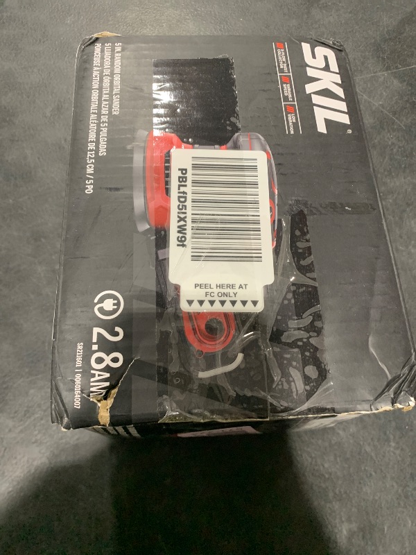 Photo 1 of SKIL 5” Random Orbital Sander with Cyclonic Dust Box & 3pc Sanding Sheet - SR211601, Multicolor