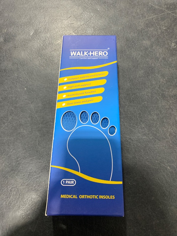 Photo 1 of Plantar Fasciitis Feet Insoles Arch Supports Orthotics Inserts Relieve Flat Feet, High Arch (Mens 6-6 1/2 | Womens 8-8 1/2)