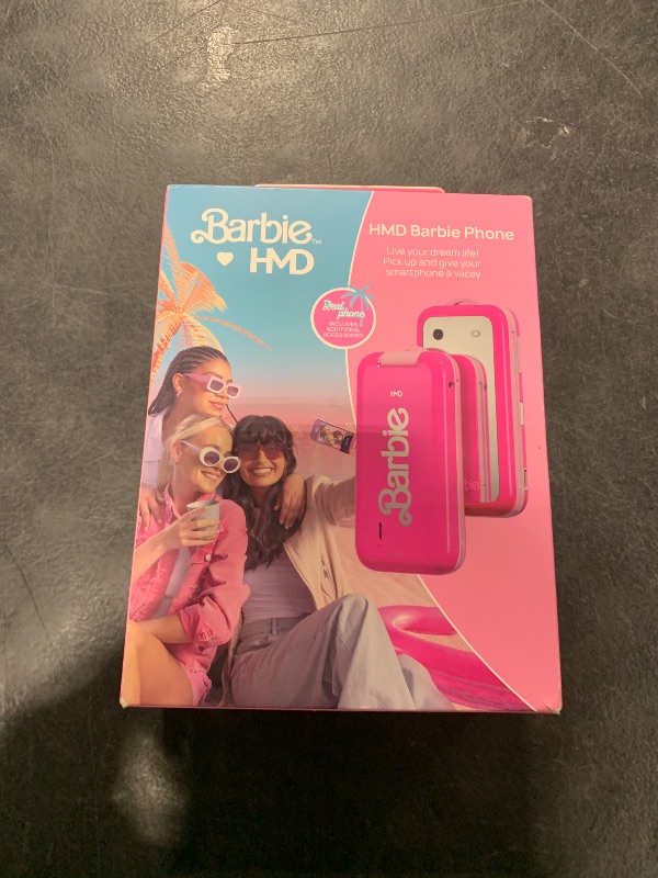 Photo 1 of HMD Barbie | Flip | Unlocked | KaiOS | Compatible with All Carriers | Power Pink | US Version