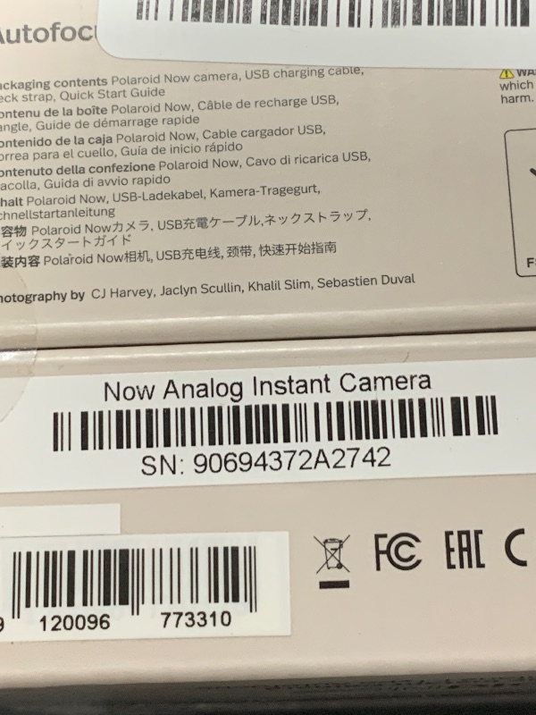 Photo 1 of Polaroid Now I-Type Instant Camera - White (Renewed Premium)