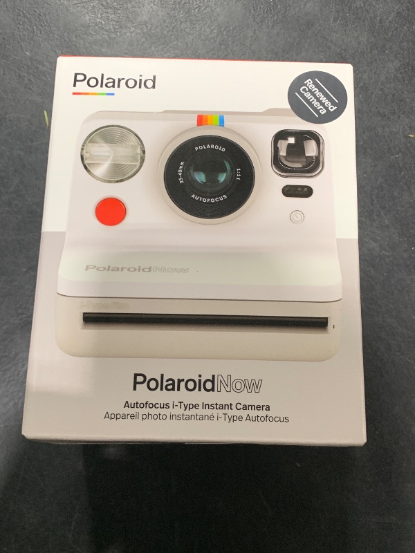 Photo 1 of Polaroid Now I-Type Instant Camera - White (Renewed Premium)