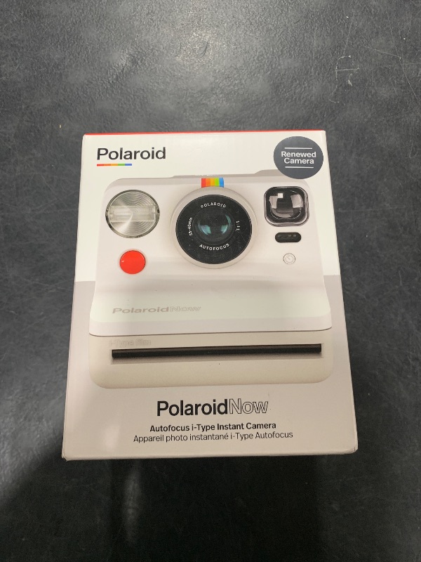Photo 1 of Polaroid Now I-Type Instant Camera - White (Renewed Premium)