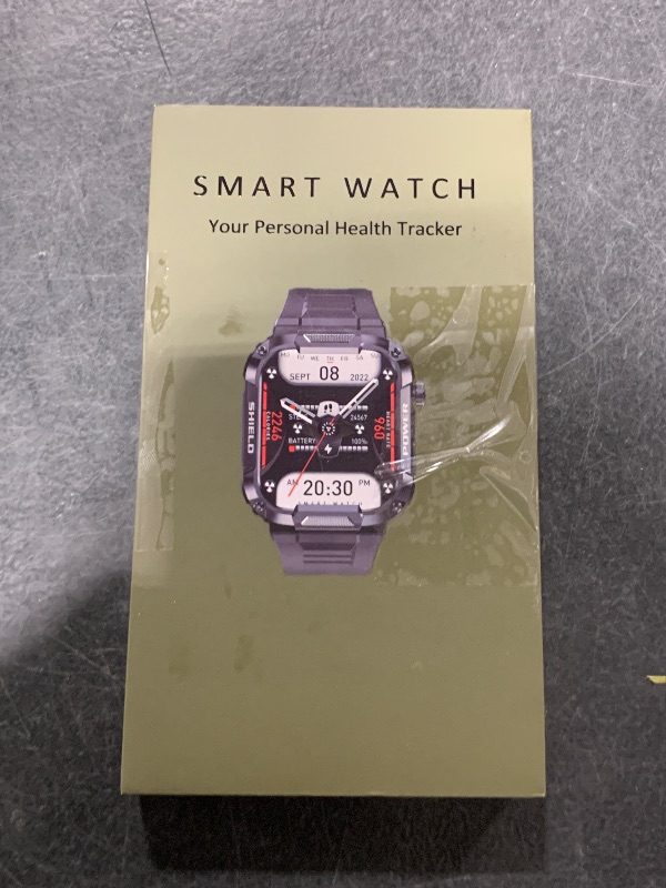 Photo 1 of FATONIO Military Smart Watch for Men for iPhone ? Android, 1.85’’ Fitness Tracker Tactical Smartwatch Bluetooth Call [Answer/Make], Waterproof with Heart Rate/SpO2/Sleep Monitor, 100+ Sport Modes