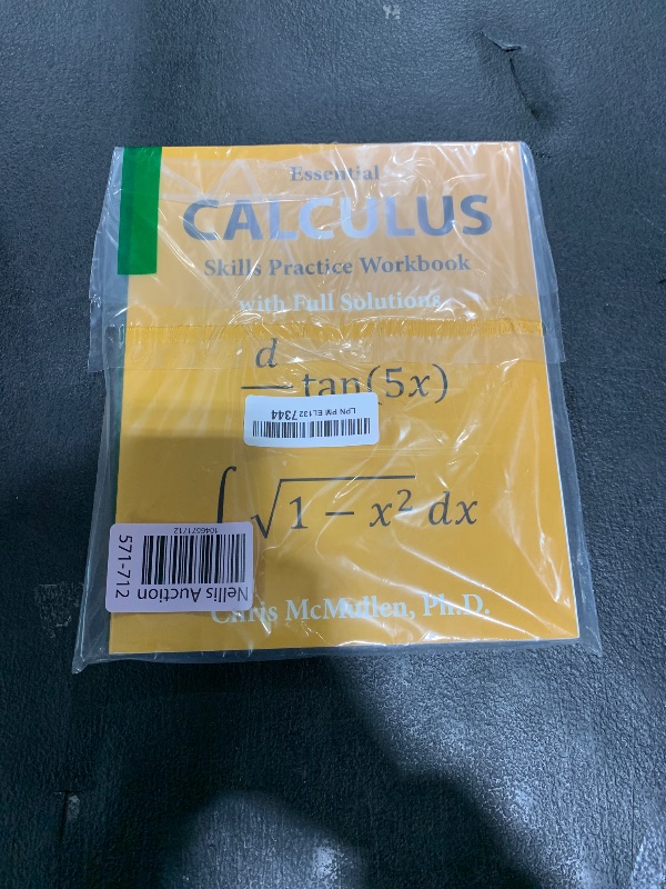 Photo 1 of Essential Calculus Skills Practice Workbook with Full Solutions