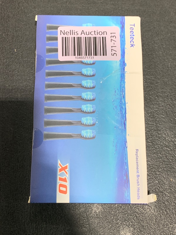 Photo 1 of 10pcs Electric Toothbrush Replacement Heads Compatible with Fairywill D7/D8/FW507/508/551/917/959/D1/D3-Black
