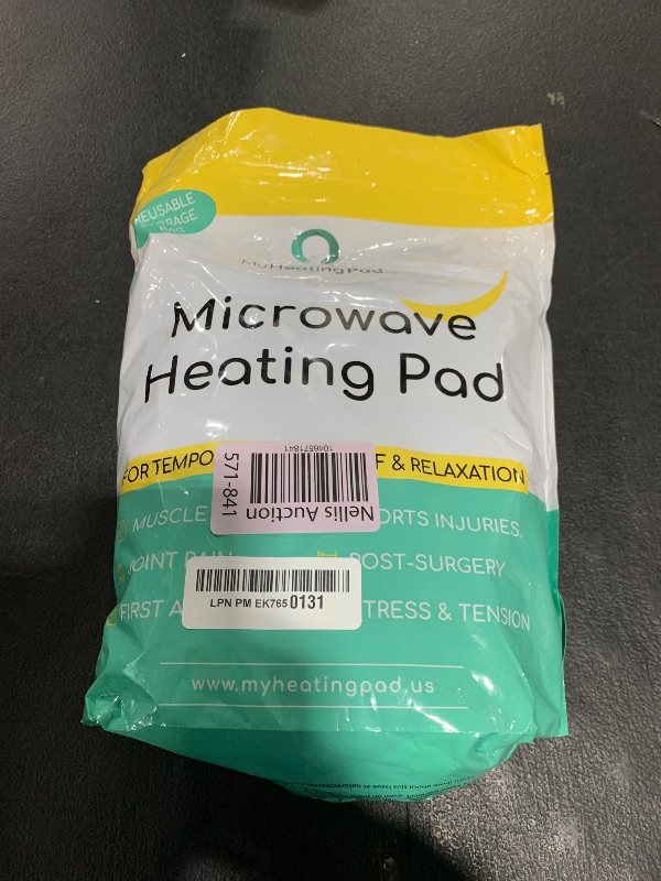 Photo 1 of My Heating Pad Microwavable Neck and Shoulder Wrap Plus - Large Portable, Reusable & Weighted Hot Pack for Pain Relief - 1 Pack Blue