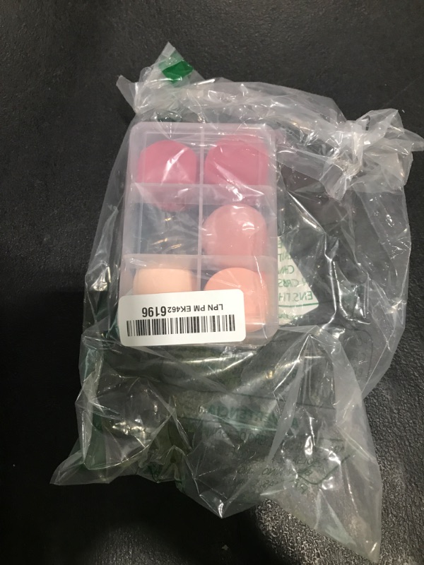 Photo 1 of Makeup Sponge Set BS-MALL with Storage Case 7 Pcs for Liquid, Cream, and Powder, Foundation with 1 Mini Makeup Sponge Pink For Travel Daily Use (A-Pink?