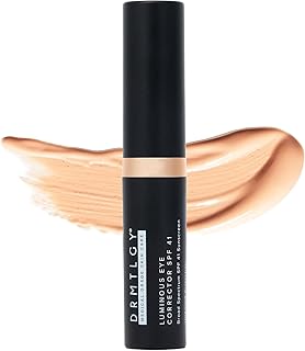 Photo 1 of DRMTLGY Luminous Eye Corrector SPF 41, Under Eye Color Corrector for Dark Circles, Anti-Aging Tinted Eye Cream, Hydrating Eye Serum with Peach Undertone FSA/HSA Eligible, Medium