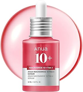 Photo 1 of ANUA Niacinamide 10 + TXA 4 Serum, Hyaluronic Acid, Tranexamic acid, Vitamin B12, Facial Serum for Glass Skin, Clarifying, Radiant Complexion with Natural Color, Korean Skin Care (30ml /1.01 fl.oz)