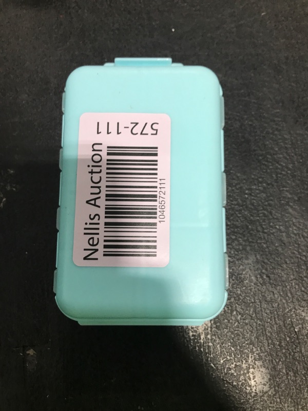 Photo 1 of Holii Travel Pill Organizer, 8 Compartments Portable Pill Case, Daily Pill Box to Hold Vitamins, Small Pill Container for Pocket Purse Medicine Organizer?Blue