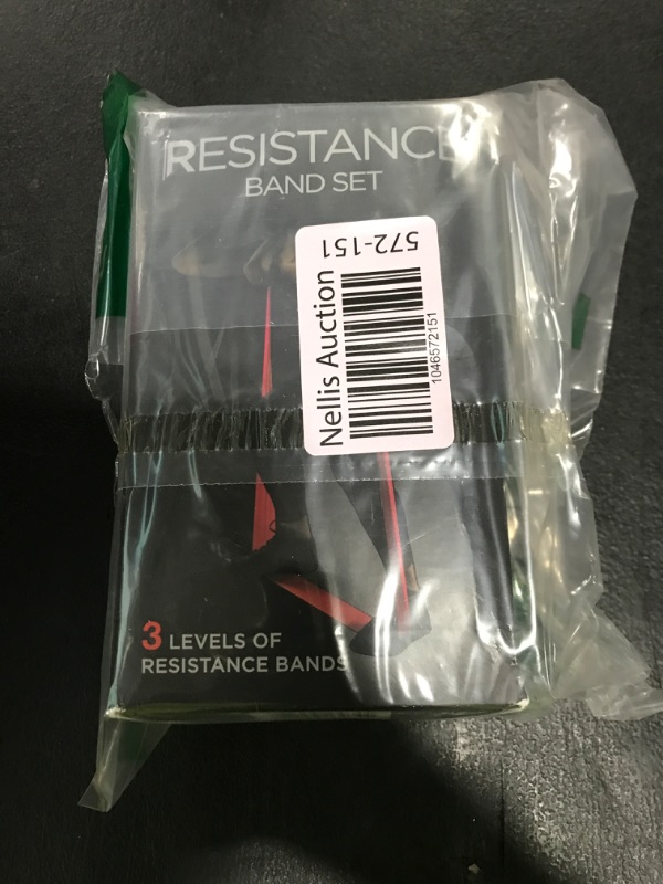 Photo 1 of THERABAND Resistance Bands Set, Professional Elastic Band For Upper & Lower Body Exercise, Strength Training without Weights, Physical Therapy, Pilates, Rehab, Yellow & Red & Green, Beginner