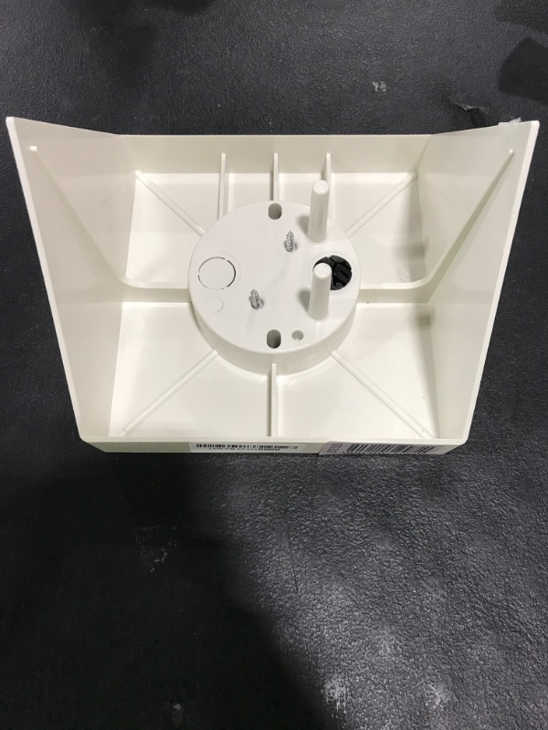 Photo 1 of Fan Mounting Box, Ceiling Fan Mounting Bracket, Ceiling Fan Mounting Box, Ceiling Fan Mounting Kit, Fan Mounting Bracket, Fits cathedral Ceiling Angles of 80° or Up, White,1-Pack