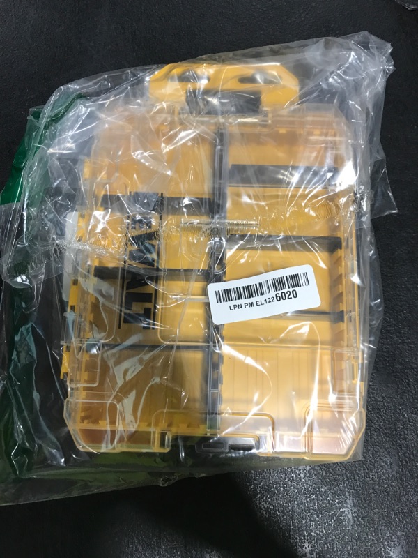 Photo 1 of DEWALT Tool Box, Tough Case Organizer, Medium, 8-Compartments, for Small Tools and Accessories (DWAN2190)