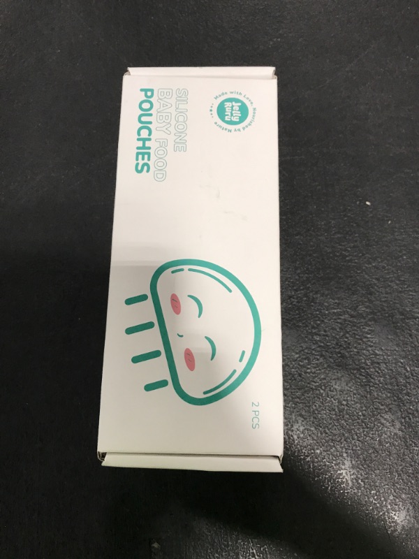 Photo 1 of Jelly Ruru Silicone Reusable Baby Food Pouches with Straws, Leakproof Refillable Squeeze Pouches, Dishwasher, Freezer, Microwave Safe, Baby Food Storage for Homemade Puree, Yogurt