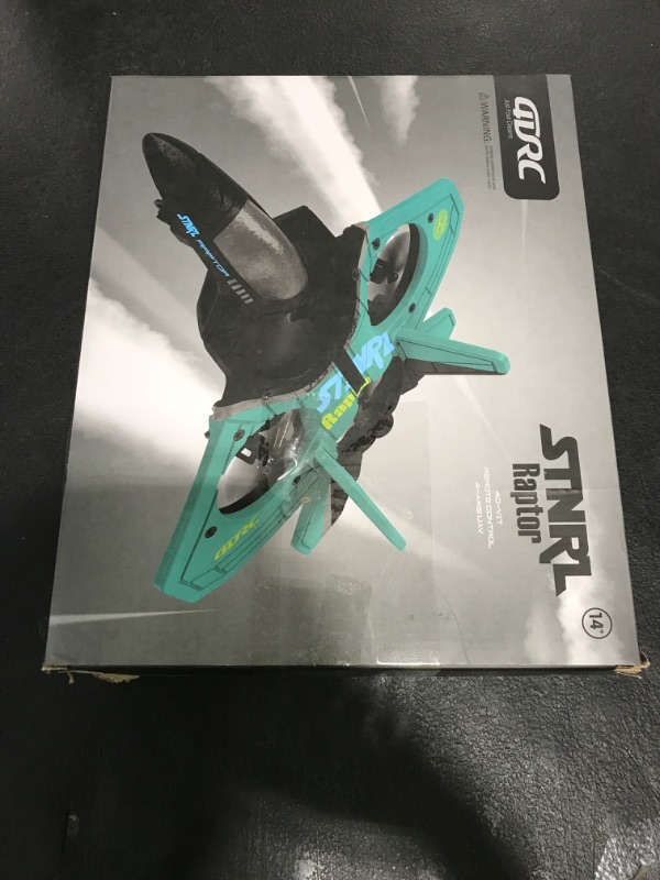 Photo 1 of 4DRC V17 Foam Remote Control Airplanes Rc Planes for Kids Adults 4-7 8-16, Remote Control Planes Fighter Jet with Light, 360° Flip Fighter Jet Toy, Gravity Sensing, Stunt Roll, Gifts for Kids Boys