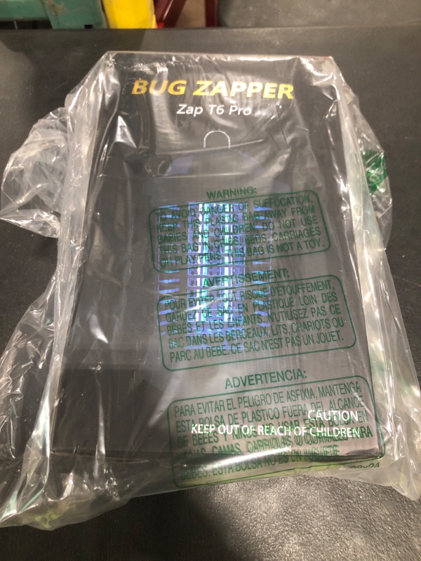 Photo 1 of GOOTOP Bug Zapper Outdoor, Mosquito Zapper, Electric Fly Zapper, Mosquito Killer, Fly Traps, 3 Prong Plug, Flying Insects Zapper Indoor Outdoor 90-130V, 4200V, ABS Plastic Outer (Black)