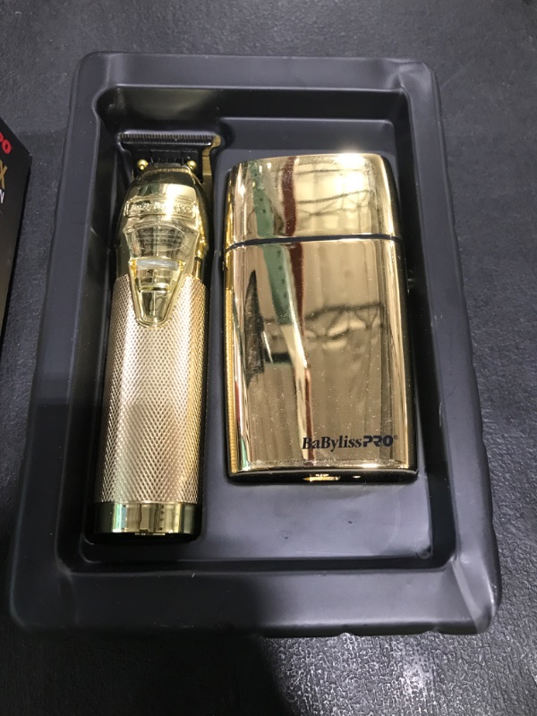 Photo 1 of BaBylissPRO LIMITEDFX Trimmer and Shaver Prepack - Gold
