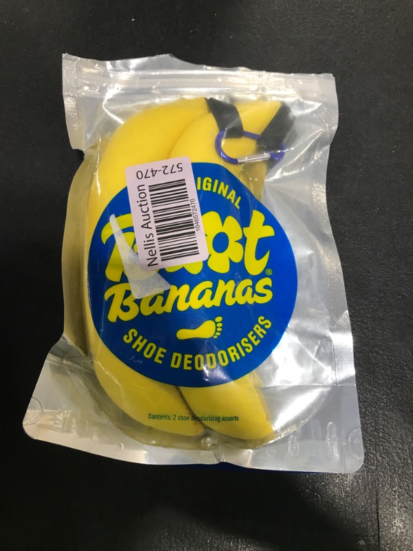 Photo 1 of Boot Bananas Original Shoe Deodorizer | Long-Lasting, Reusable Sports Shoe Deodorizer Odor Neutralizer & Air Purifier | Eco-Conscious | Lasts 6 to 12 Months | 1 Pair
