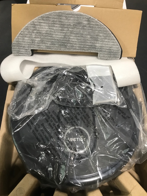 Photo 1 of Vexilar Robot Vacuum,2 in 1 Mopping and Vacuuming, App/Voice/Remote Control,Self-Charging Robotic Vacuum Cleaner,Good for Hard Floor, Low-Pile Carpet, Pet Hair (Small)