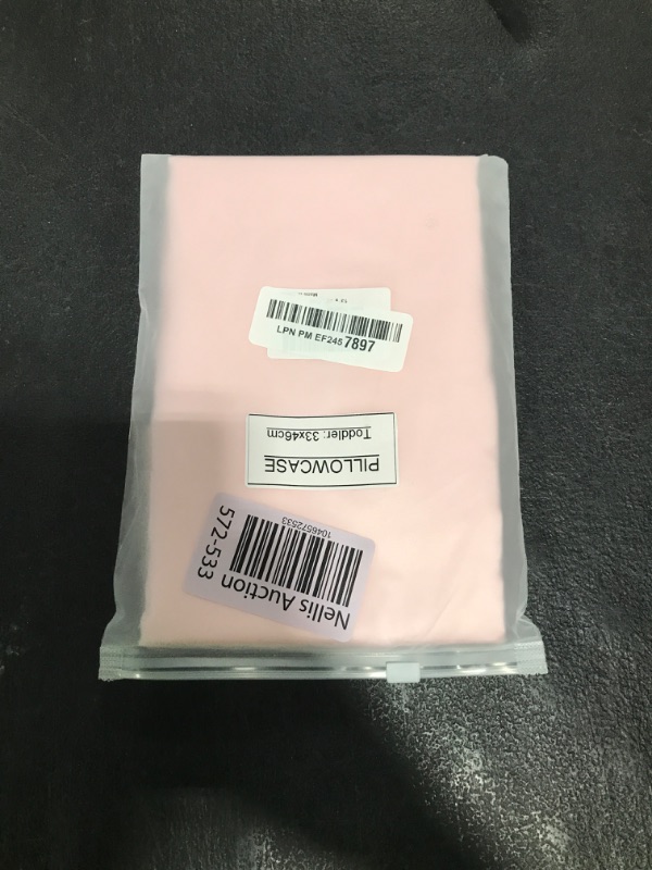 Photo 1 of LCBD Silky Satin Toddler Pillowcases Set of 2, Super Soft Travel Pillow Covers, Small Kids Pillow Cases with Envelope Closure, 13"x 18", Pink