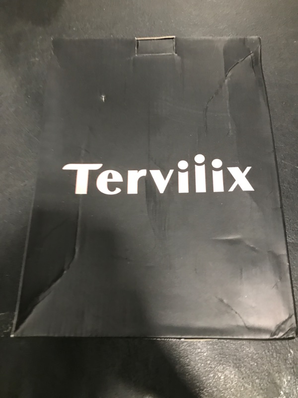 Photo 1 of Terviiix 4-in-1 Hot Air Rotating Blow Dryer Brush Kit – 1000W with Rotatable Round Brushes (2 Sizes), Oval Volumizer, and Diffuser – Ideal for Curly Hair, with Arthritis-Friendly Big Buttons, Black