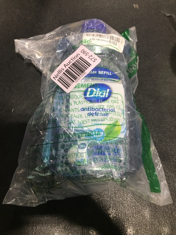 Photo 1 of Dial Antibacterial Foaming Hand Soap Refill, Spring Water, 52 fl oz (Pack of 1)