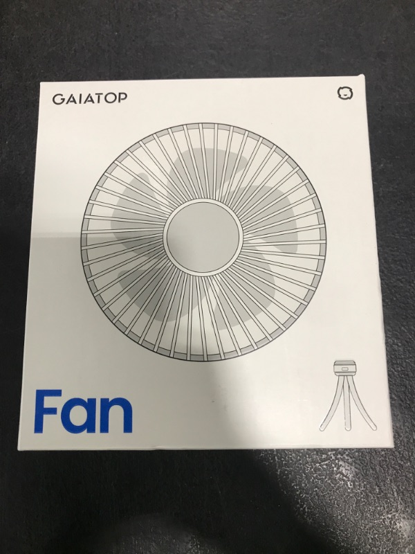 Photo 1 of Gaiatop Mini Portable Stroller Fan, Battery Operated Small Clip on, Detachable 3 Speed Rechargeable, 360° Rotate Flexible Tripod Better Cooling for Car Seat Crib Treadmill Travel White