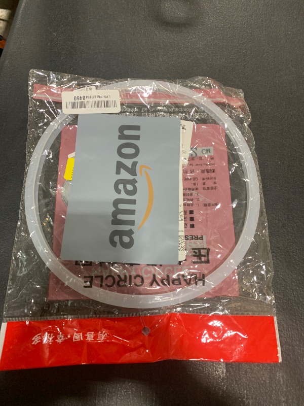 Photo 1 of Sunicon Silicone Sealing Ring for Pressure Pot with Inner Diameter of 22cm/8.66in, Clear Silicone Gasket Pressure Cooker Gasket Sealing Ring Replacement Parts