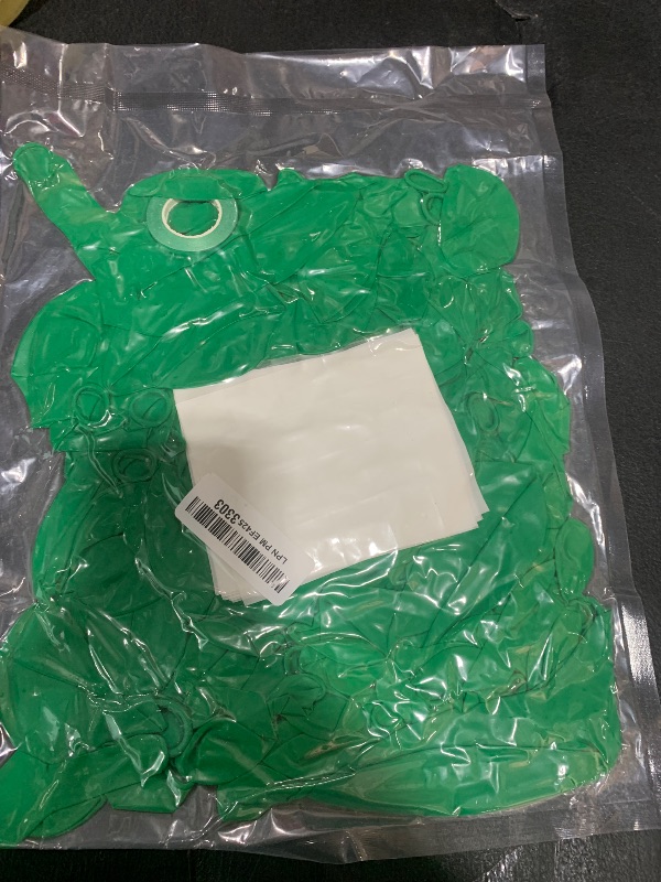 Photo 1 of RUBFAC 129pcs Green Balloons Different Sizes 18 12 10 5 Inch Green Latex Balloon Garland Arch for Masquerade Party Decorations Birthday Baby Shower Wedding Party Supplies
