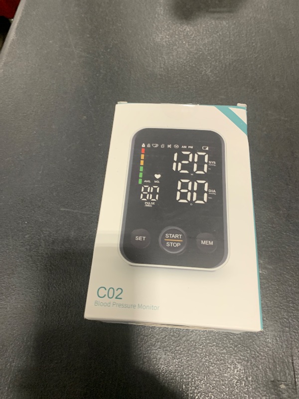 Photo 1 of Oklar Blood Pressure Monitor Upper Arm Monitors for Home Use BP Machine Sphygmomanometer with 2x120 Reading Memory Adjustable Arm Cuff 8.7"-15.7" Large Display with LED Background Light Storage Bag