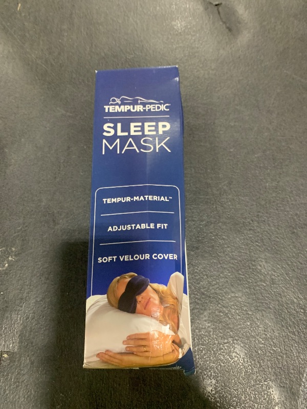 Photo 1 of Tempur-Pedic Sleep Mask, One Size, Navy, 1 Count (Pack of 1)