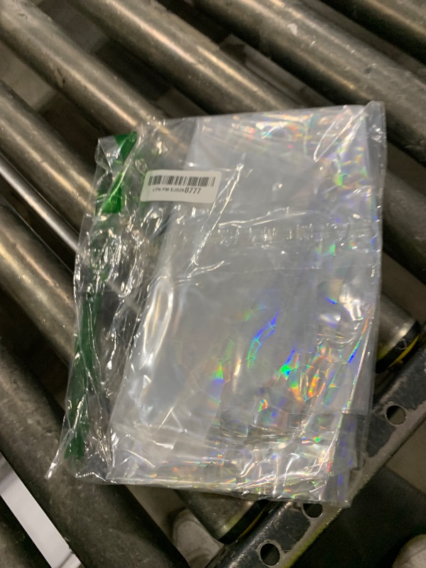 Photo 1 of Mrs Awesome Holographic Shower Curtain Liner with 3 Magnets for Bathroom, Waterproof Clear Water Cube Plastic Iridescent Shower Curtain Sparkly, Glitter PEVA Liner 72 x 72 inches