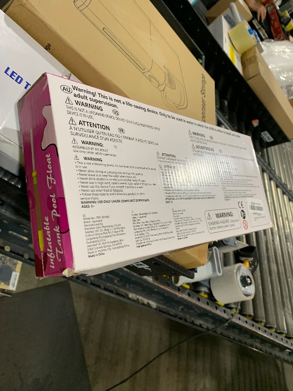 Photo 1 of Inflatable Tank Pool Floats Kids - Jasonwell Toddler Pool Floaties Swimming Pool Tank with Water Cannon Gun Swim Floaty Rafts Lake Beach Party Pool Toys for Boys Girls Toddlers Kids